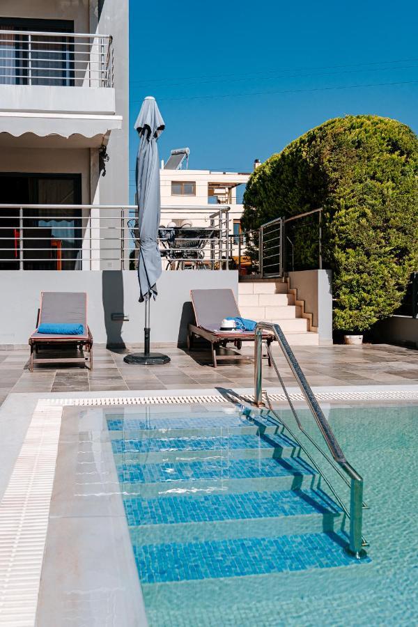 Villa The Palm, Beach & Airport Closeby - Pool Pórto Ráfti Exterior foto
